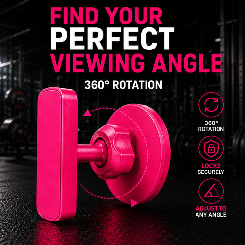 MagSafe compatible gym phone holder for women — pink — Lift Hotter