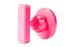 Lift Hotter magnetic gym phone mount — back view showing locking nut connector and wall plate detail