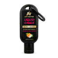 Lift Hotter orange blossom liquid chalk in a 50 ml black squeeze bottle with carabiner